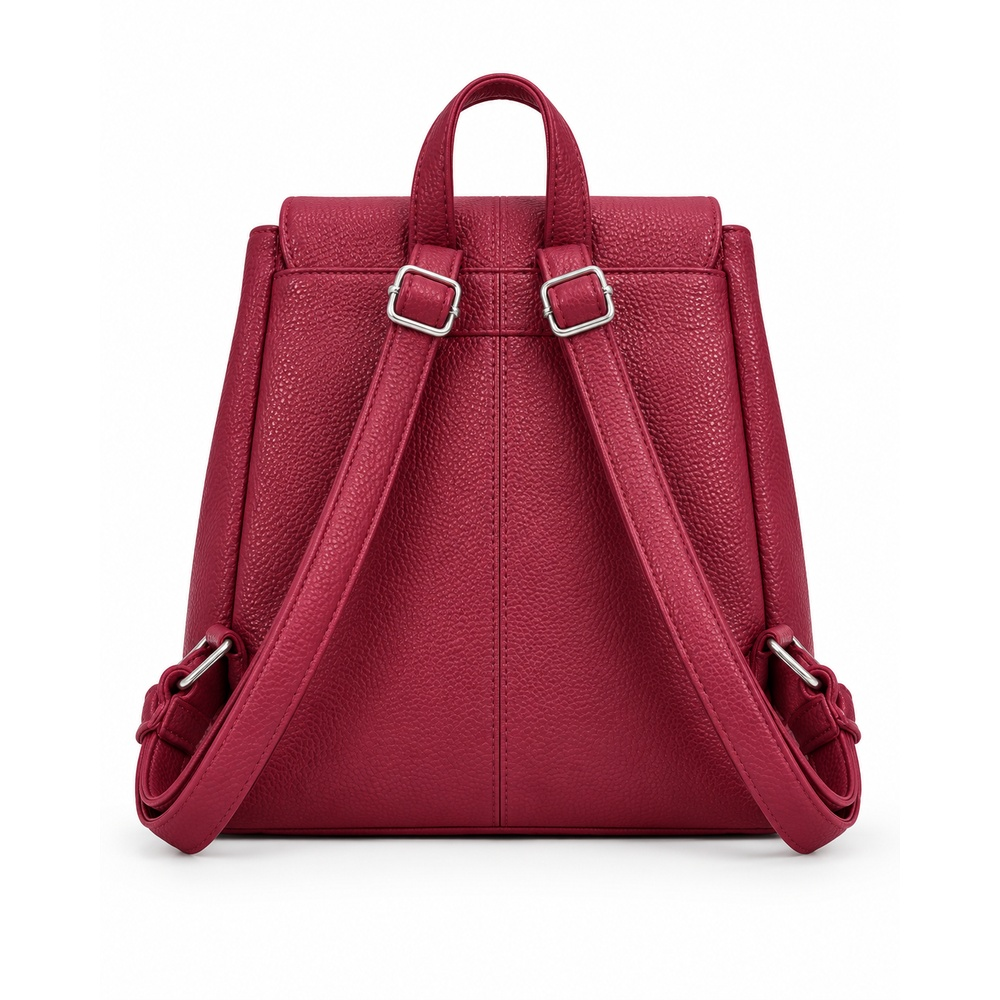 Dámský batoh LUXY Leather Bordeaux